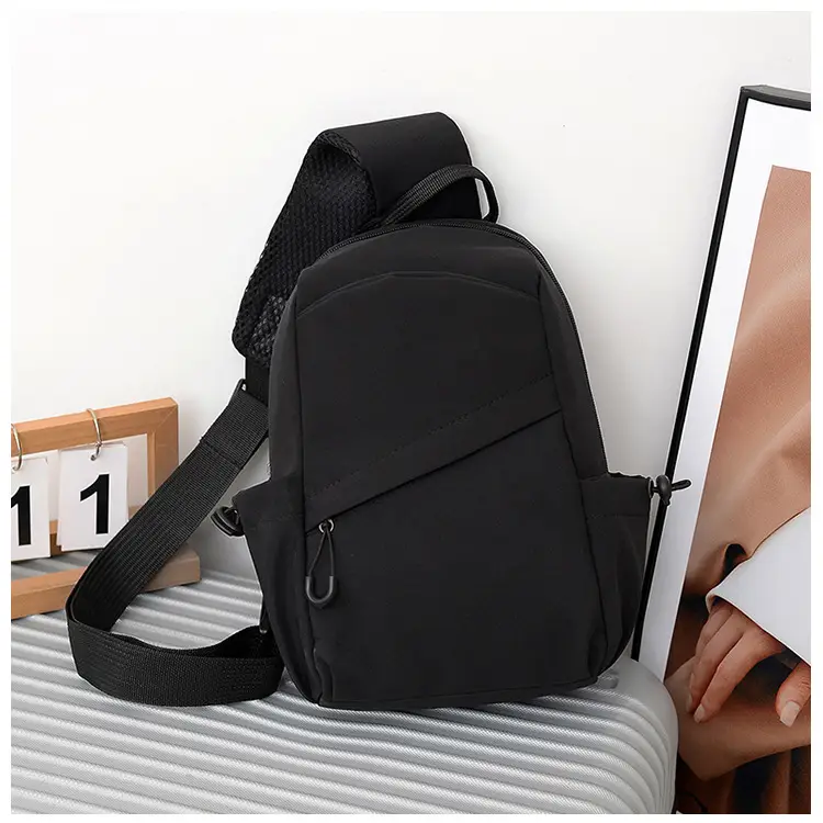 Men's Black Multi-Functional Shoulder Crossbody Bag — feature 30