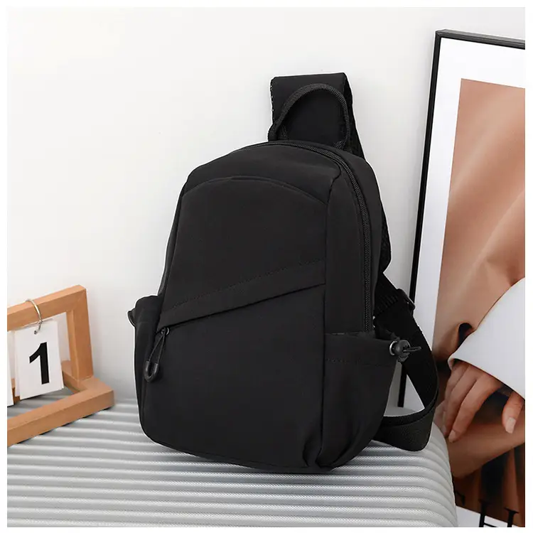 Men's Black Multi-Functional Shoulder Crossbody Bag — feature 31