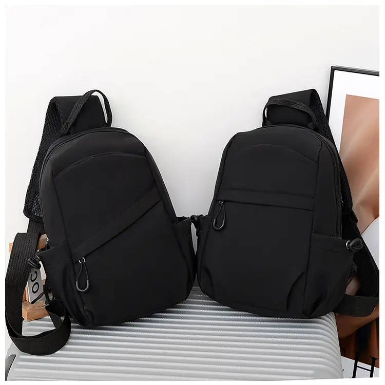 Men's Black Multi-Functional Shoulder Crossbody Bag — feature 32