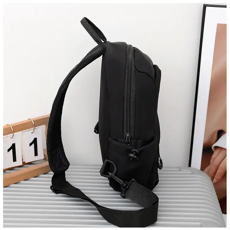 Men's Black Multi-Functional Shoulder Crossbody Bag — feature 34