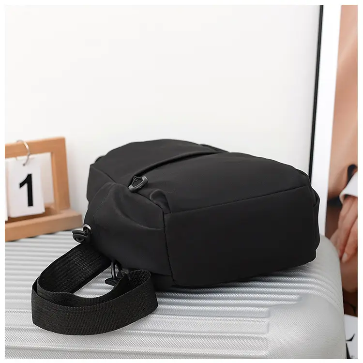 Men's Black Multi-Functional Shoulder Crossbody Bag — feature 36
