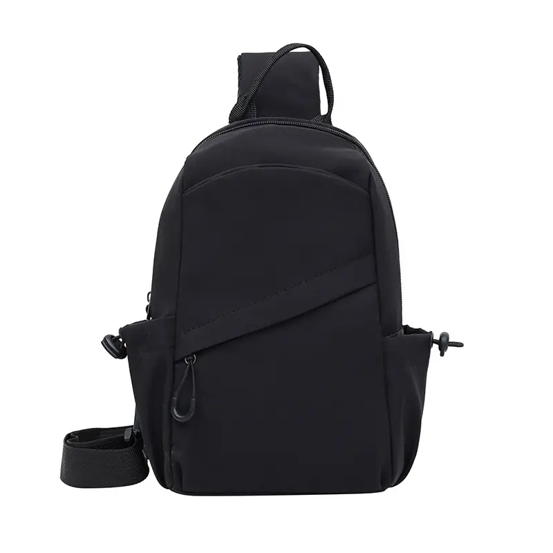 Men's Black Multi-Functional Shoulder Crossbody Bag - Image 2
