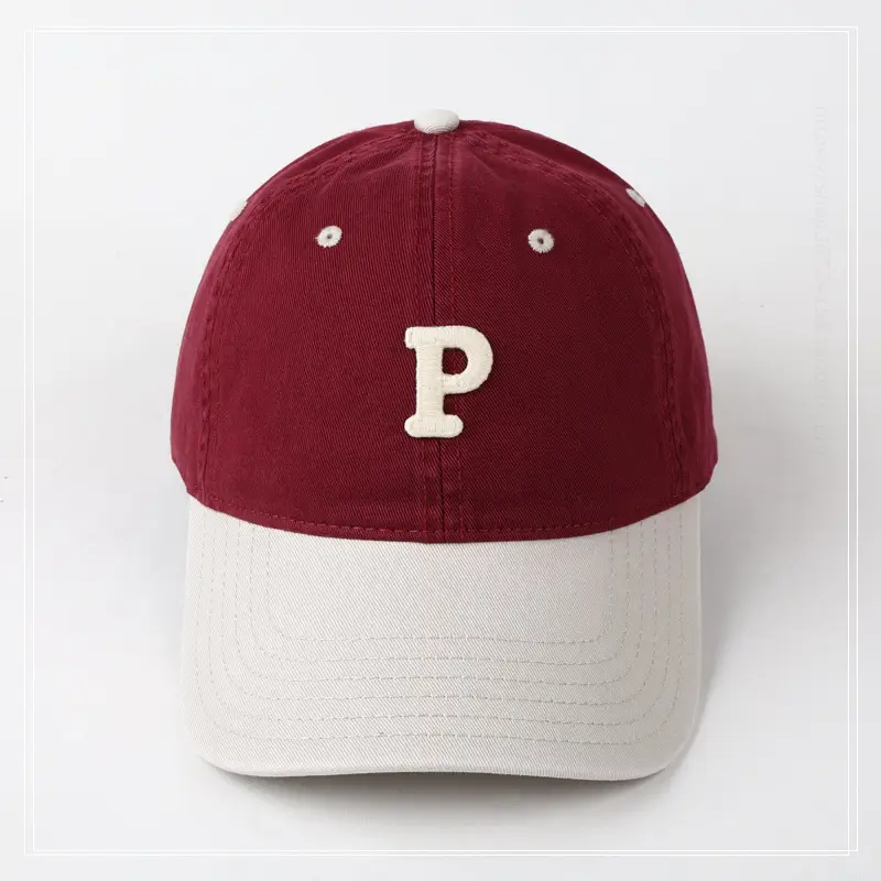 Vintage Blue Baseball Cap with Embroidered P Logo — feature 21