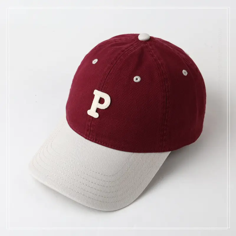 Vintage Blue Baseball Cap with Embroidered P Logo — feature 22