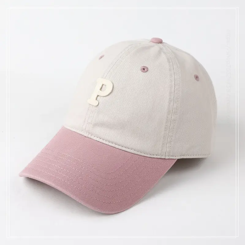 Vintage Blue Baseball Cap with Embroidered P Logo - Image 4