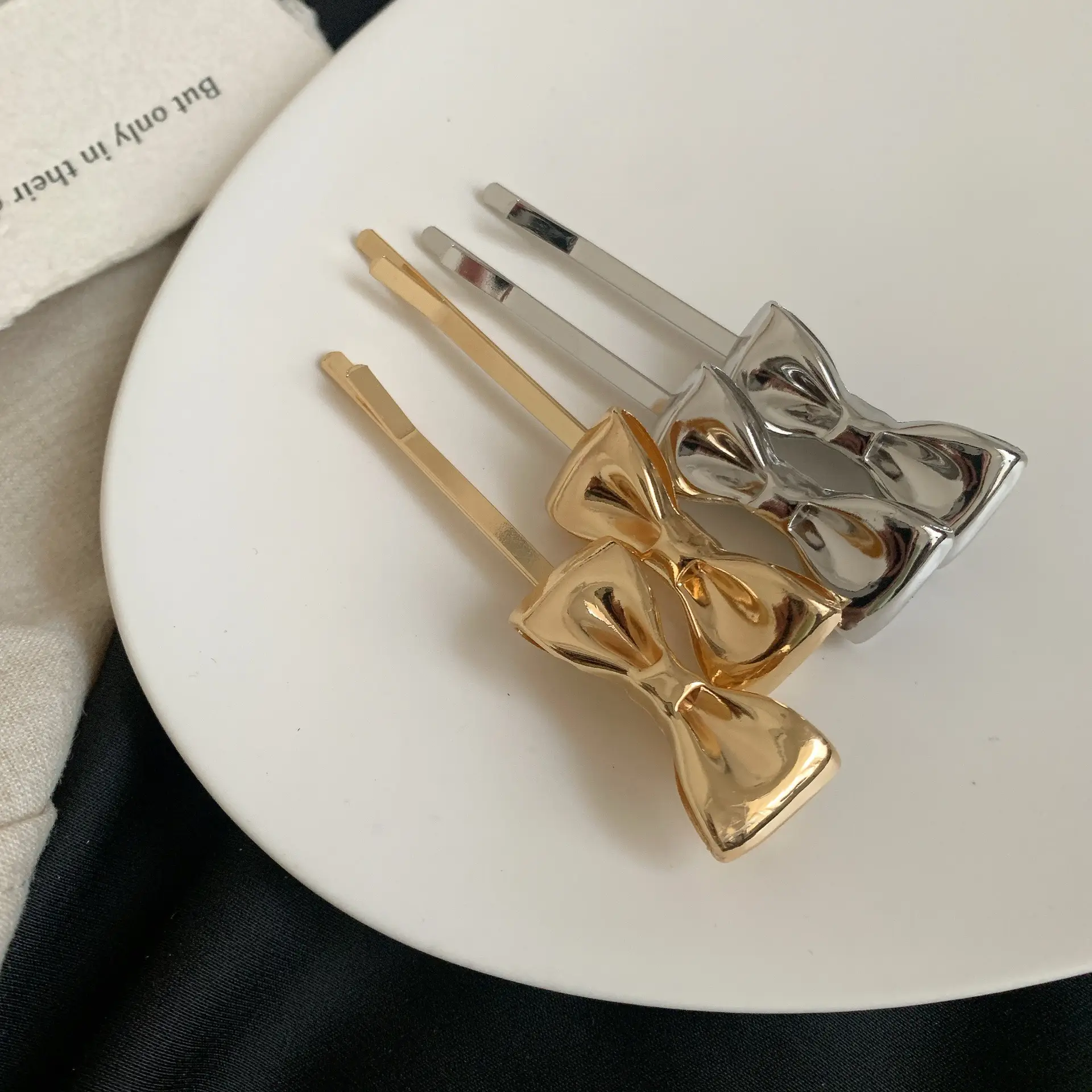 Golden Bow Hairpin for Women's Hair Clip 2024 - Image 6