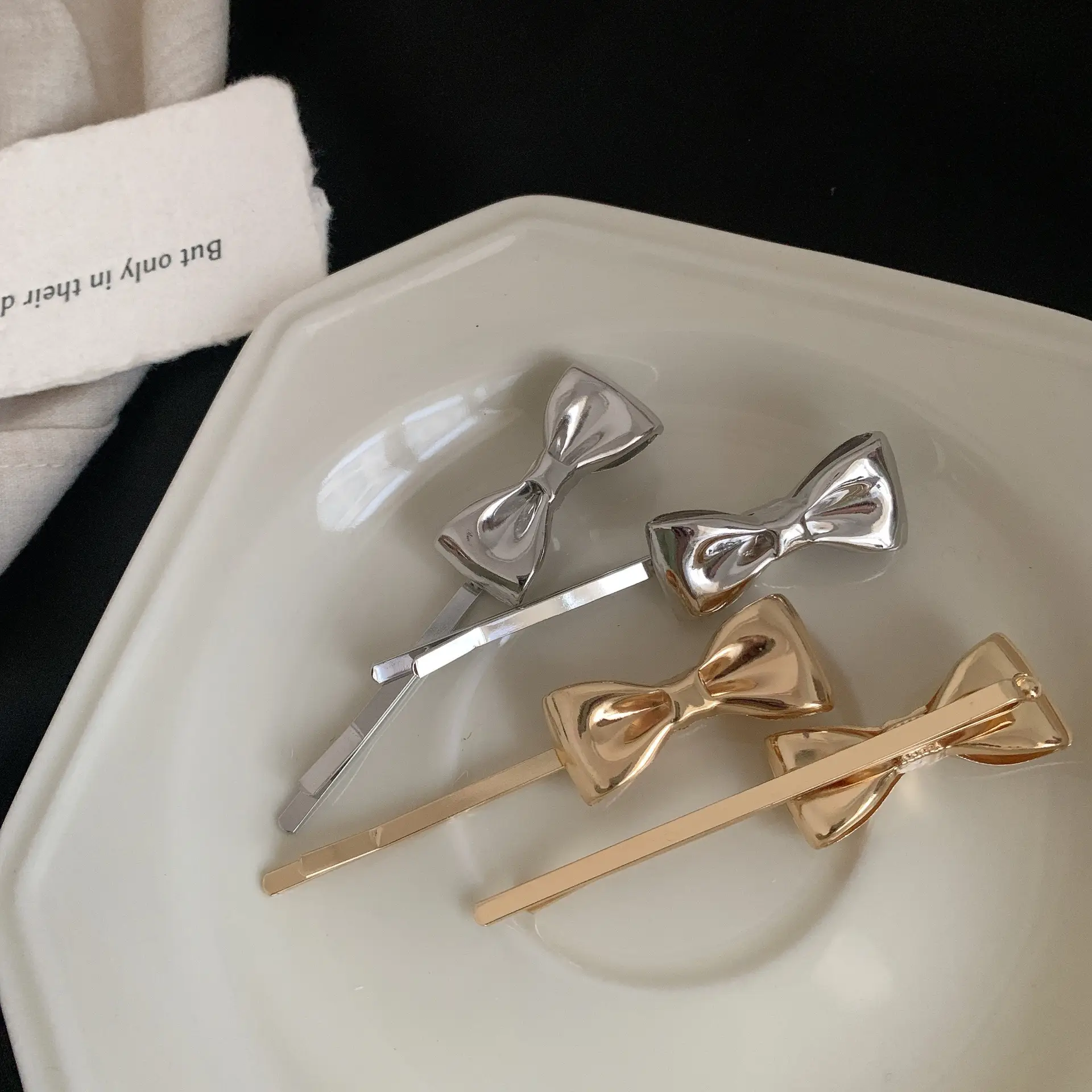 Golden Bow Hairpin for Women's Hair Clip 2024 - Image 7