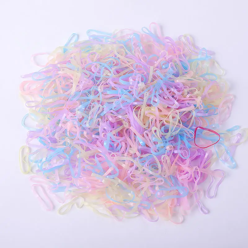 Colorful Rubber Hair Ties for Women