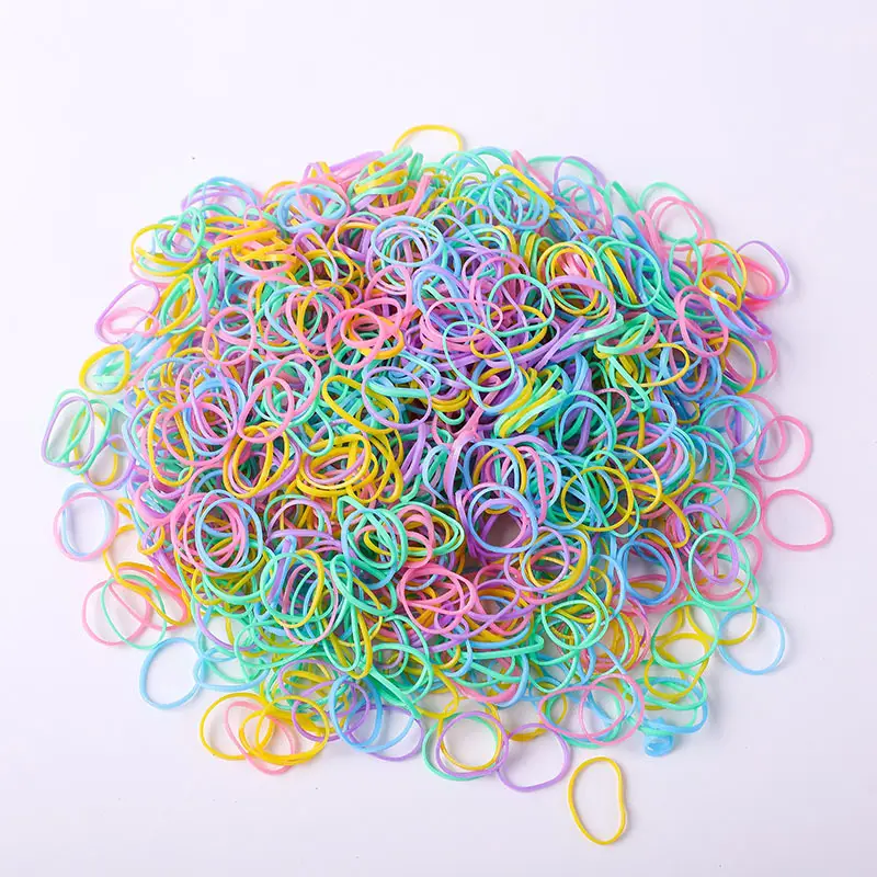 Colorful Rubber Hair Ties for Women