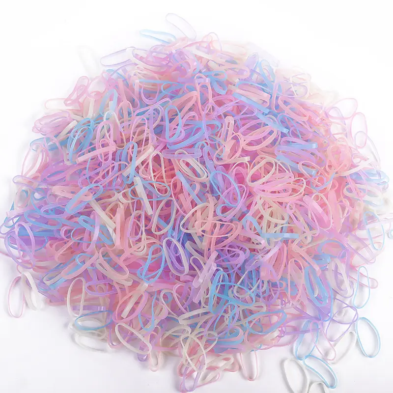 Colorful Rubber Hair Ties for Women