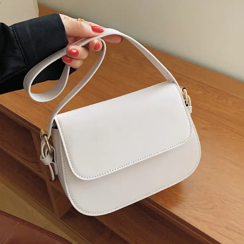 Vintage Niche Tofu Bag Small Women's All-Match Explosions Brown - Image 6