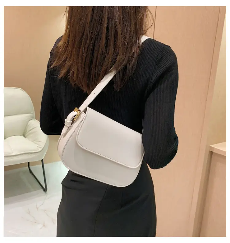 Vintage Niche Tofu Bag Small Women's All-Match Explosions Brown — feature 12