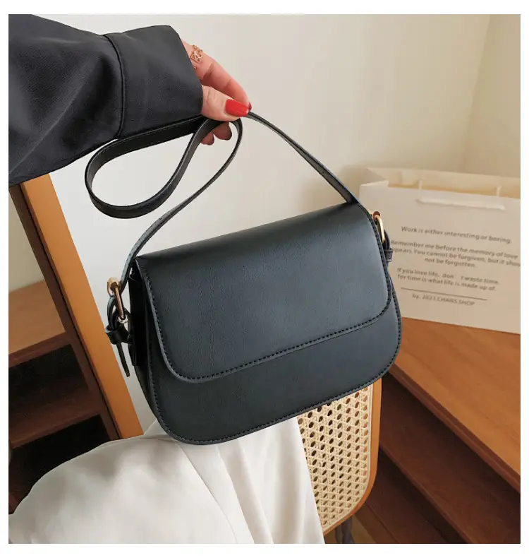Vintage Niche Tofu Bag Small Women's All-Match Explosions Brown — feature 33