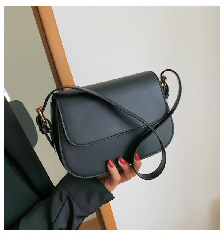 Vintage Niche Tofu Bag Small Women's All-Match Explosions Brown — feature 34