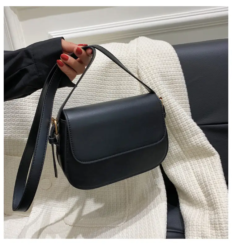 Vintage Niche Tofu Bag Small Women's All-Match Explosions Brown — feature 39