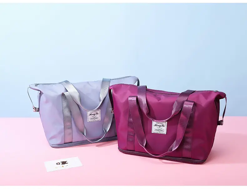Red Travel Bag Large Capacity Women's Sports Bag — feature 16