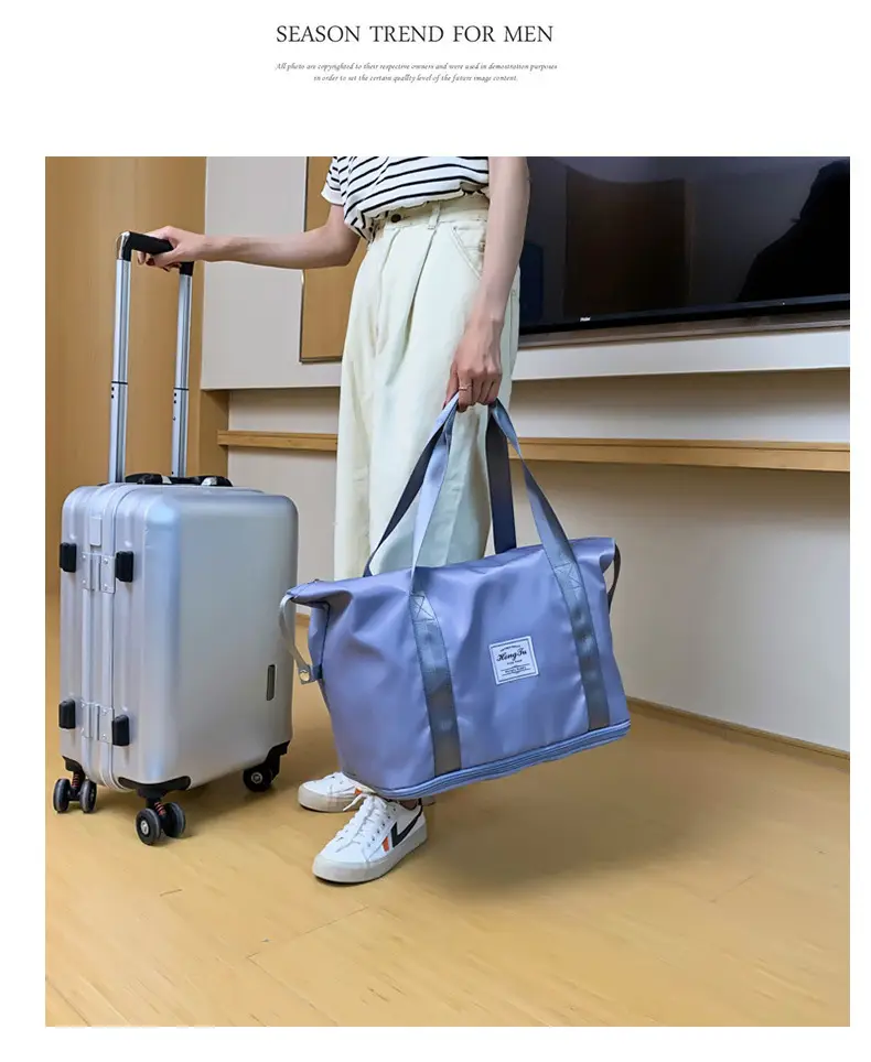 Red Travel Bag Large Capacity Women's Sports Bag — feature 47