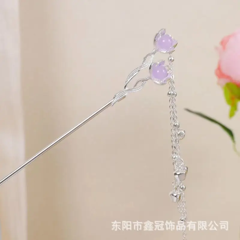 New Chinese Style Antique Hairpin with Pearl Flower Design - Image 16