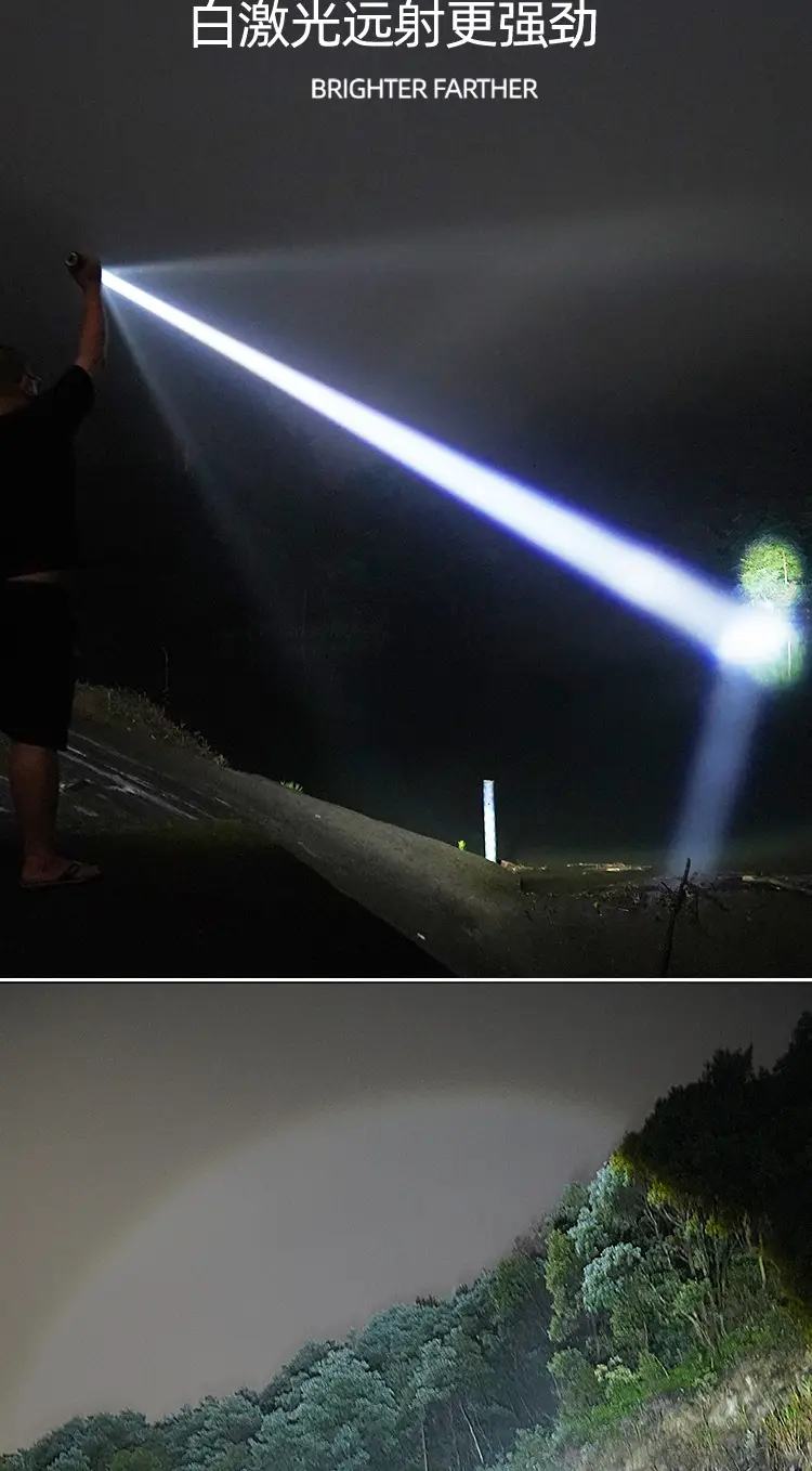 Rechargeable Cross-Border Flashlight with Digital Display — feature 14