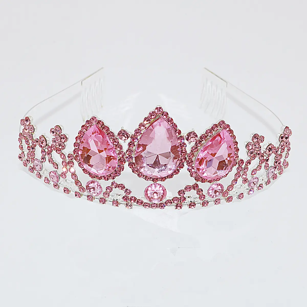 Big Crystal Blue Crown Headband for Girls — feature 6