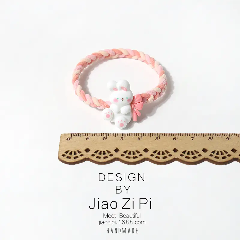 Spring Bear Colorful Rope Hair Bands for Girls - Image 9