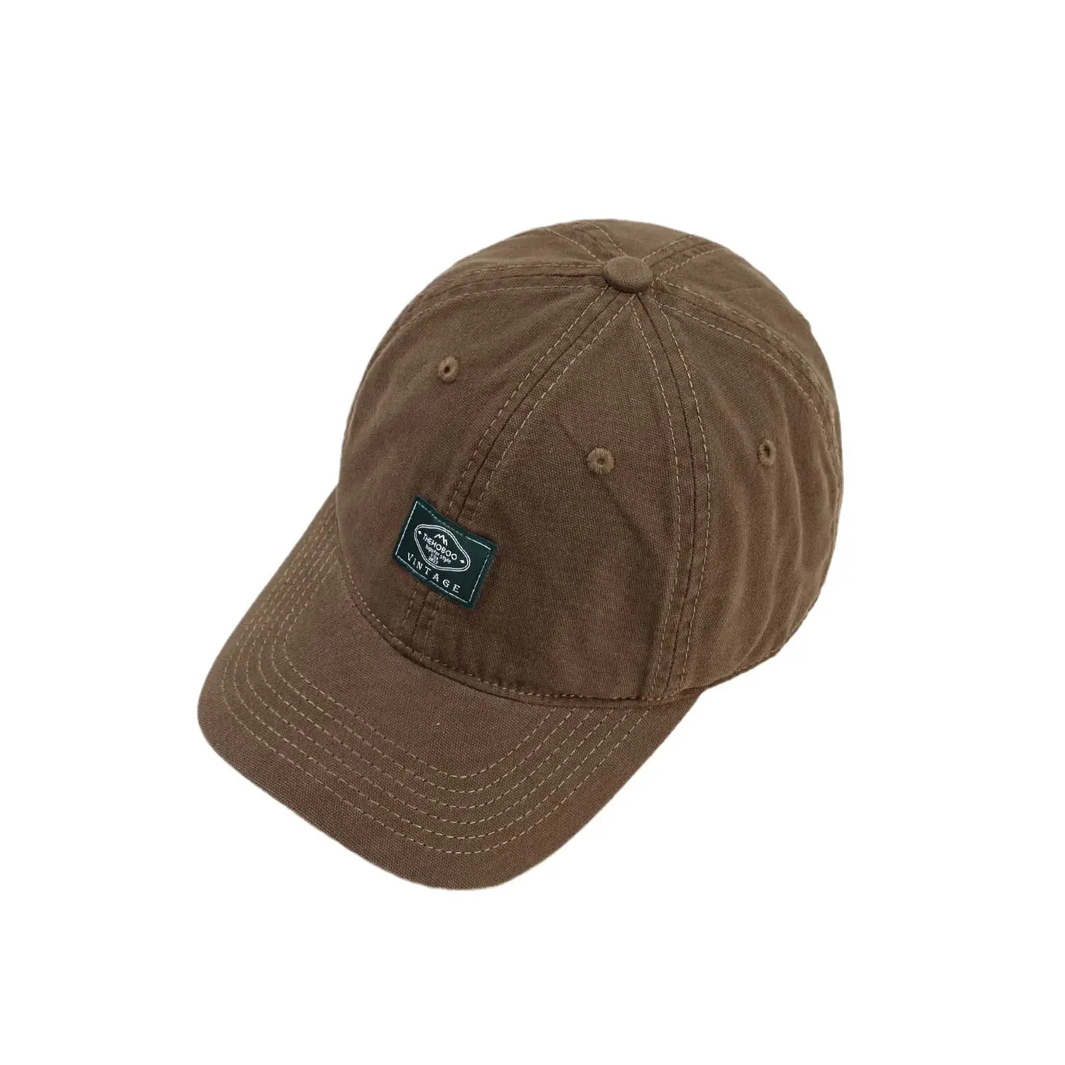 2024 Brown Washed Cap for Men Women Sunshade - Image 6