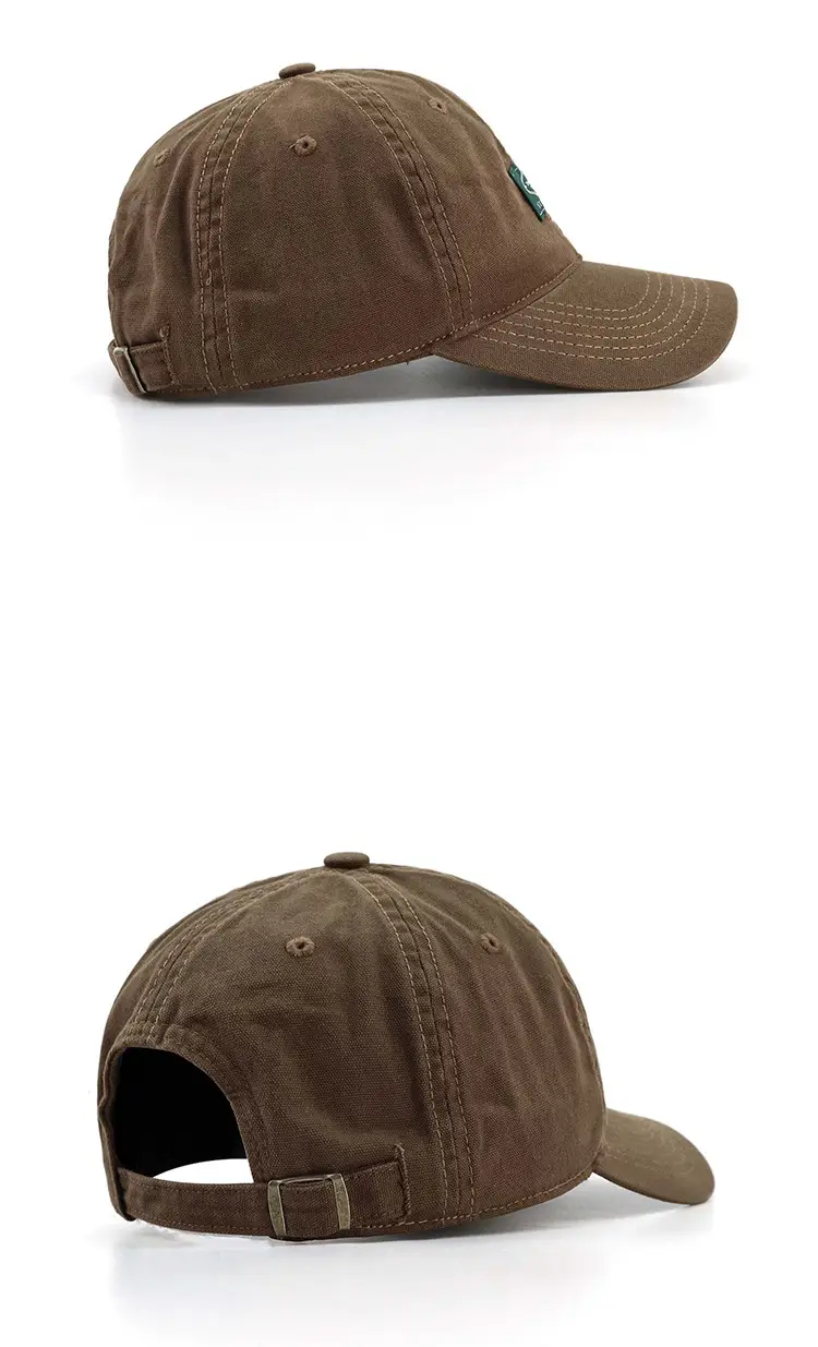 2024 Brown Washed Cap for Men Women Sunshade — feature 4