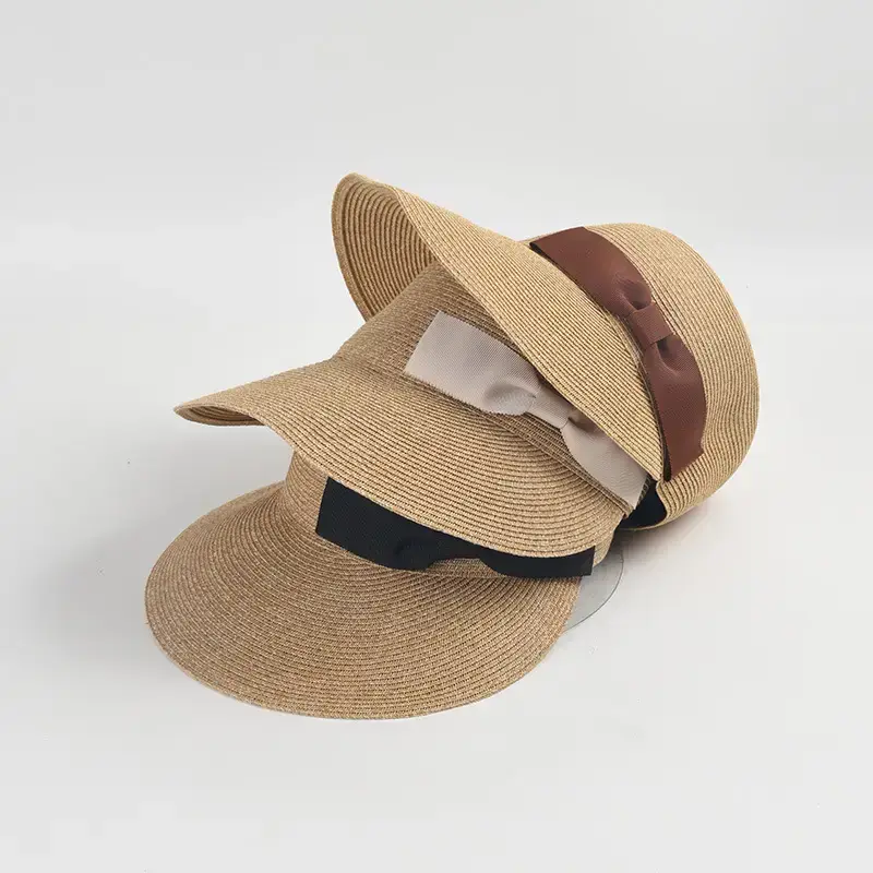 Japanese Bow Cap Women's Summer Wide-brimmed Equestrian Hat