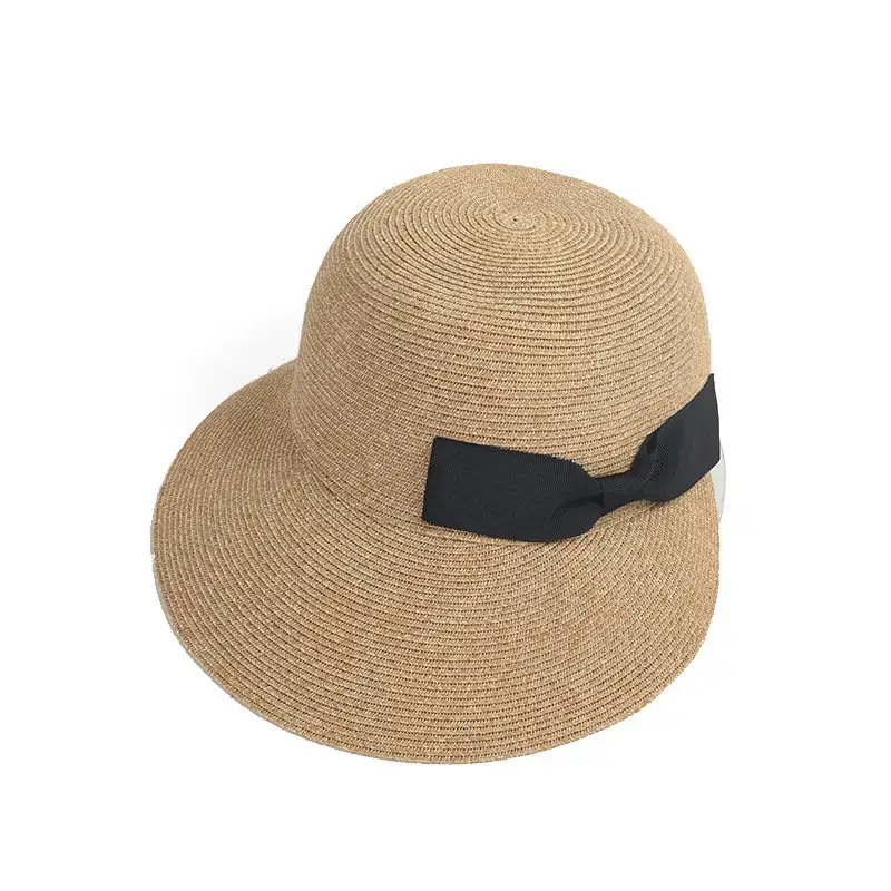 Japanese Bow Cap Women's Summer Wide-brimmed Equestrian Hat