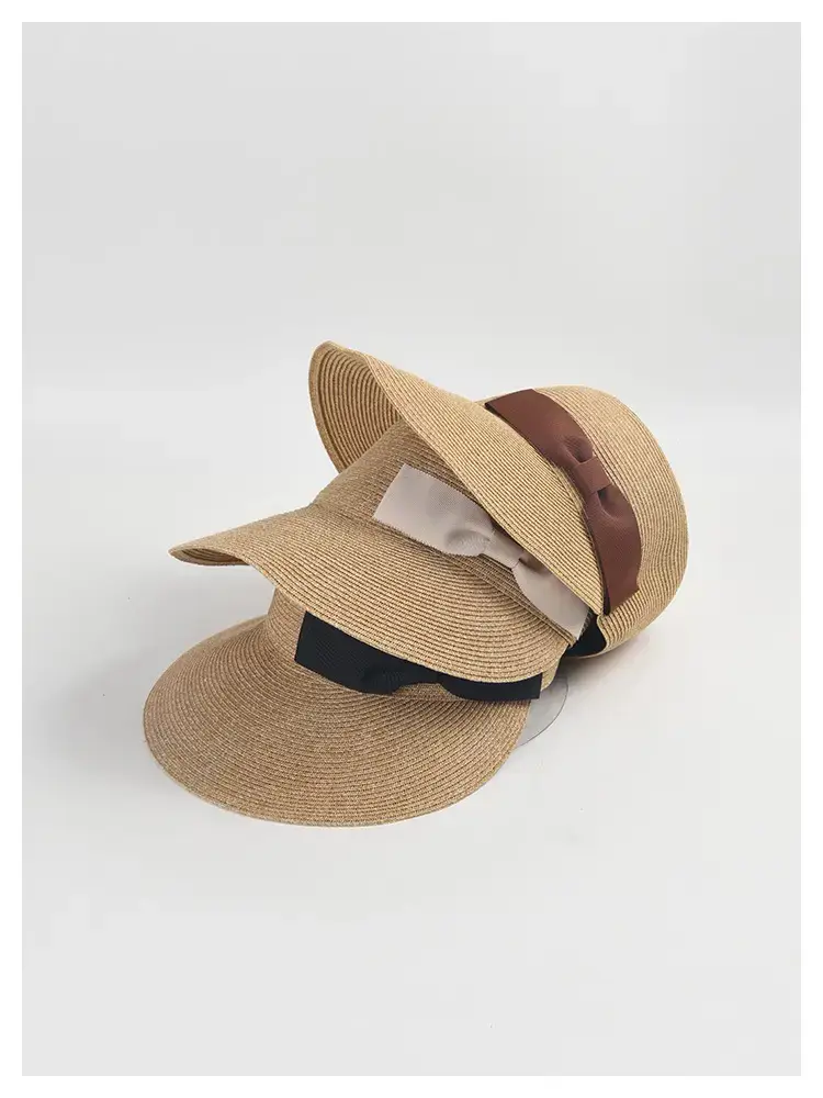 Japanese Bow Cap Women's Summer Wide-brimmed Equestrian Hat — feature 1