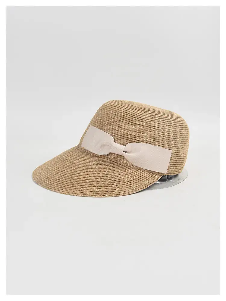 Japanese Bow Cap Women's Summer Wide-brimmed Equestrian Hat — feature 10
