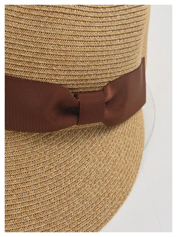 Japanese Bow Cap Women's Summer Wide-brimmed Equestrian Hat — feature 11