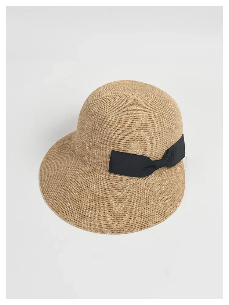 Japanese Bow Cap Women's Summer Wide-brimmed Equestrian Hat — feature 2