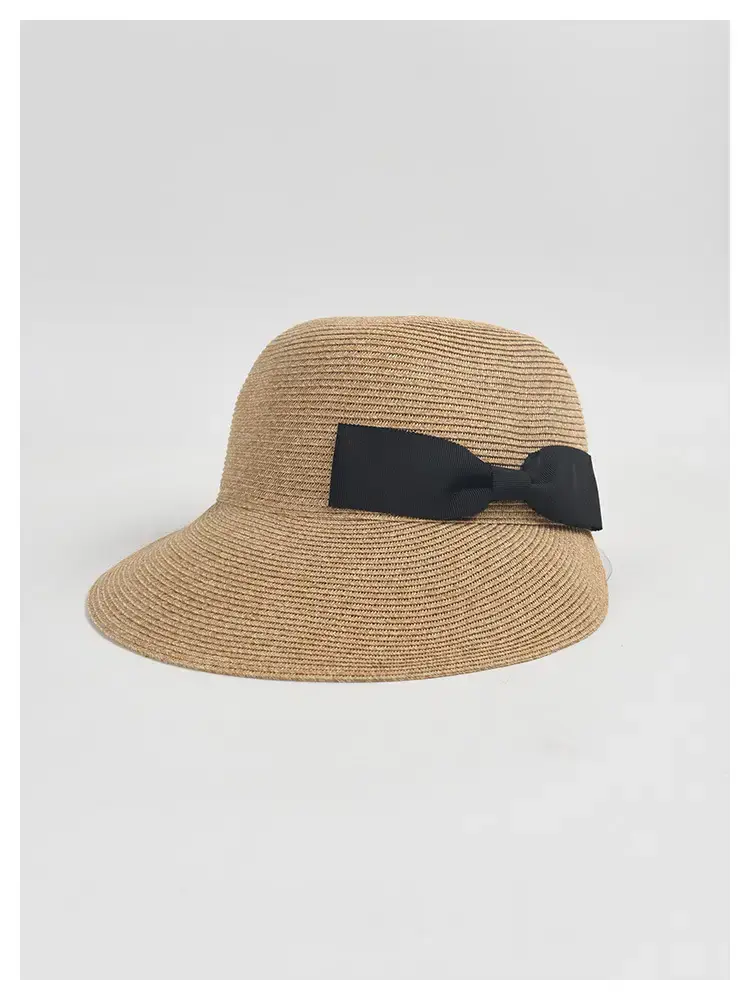 Japanese Bow Cap Women's Summer Wide-brimmed Equestrian Hat — feature 3