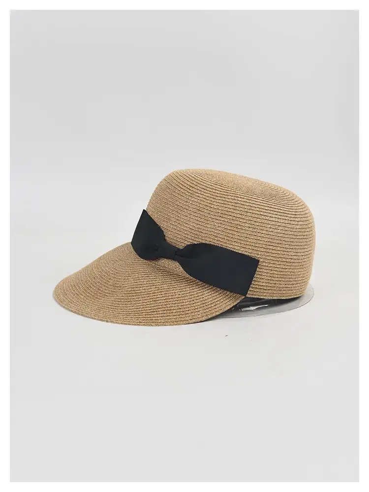 Japanese Bow Cap Women's Summer Wide-brimmed Equestrian Hat — feature 4