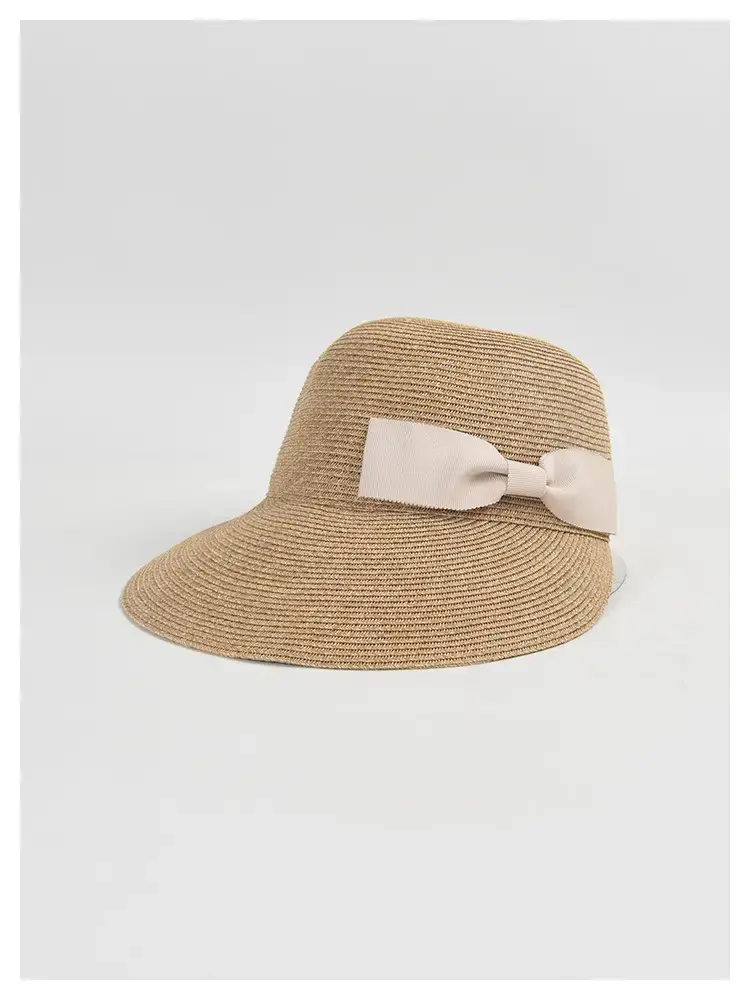Japanese Bow Cap Women's Summer Wide-brimmed Equestrian Hat — feature 9