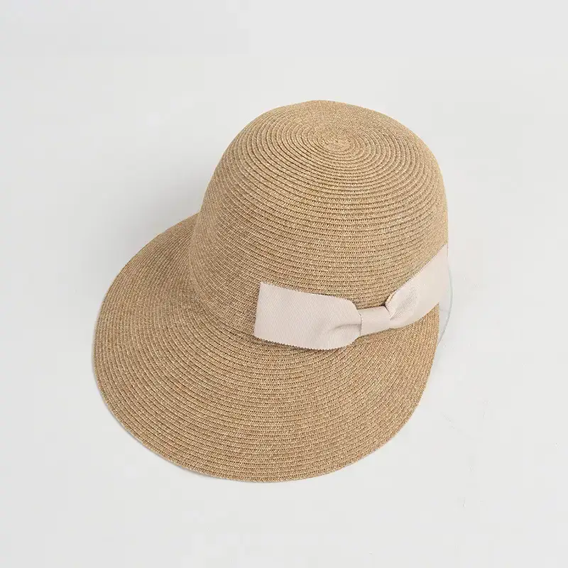 Japanese Bow Cap Women's Summer Wide-brimmed Equestrian Hat