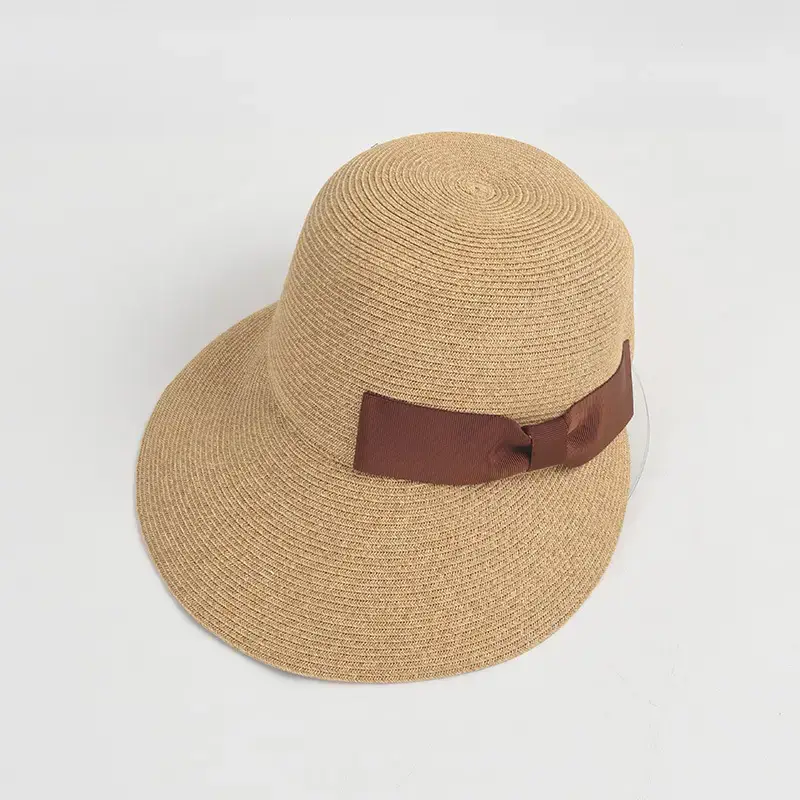 Japanese Bow Cap Women's Summer Wide-brimmed Equestrian Hat