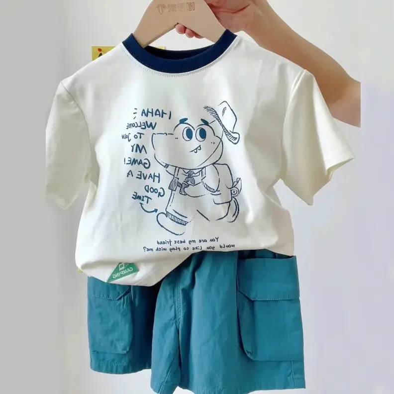 Baby Shorts Blue Dudo Jia Summer Wear - Image 6