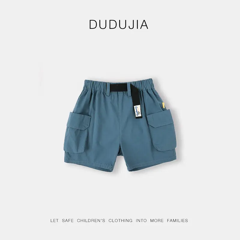 Baby Shorts Blue Dudo Jia Summer Wear - Image 3