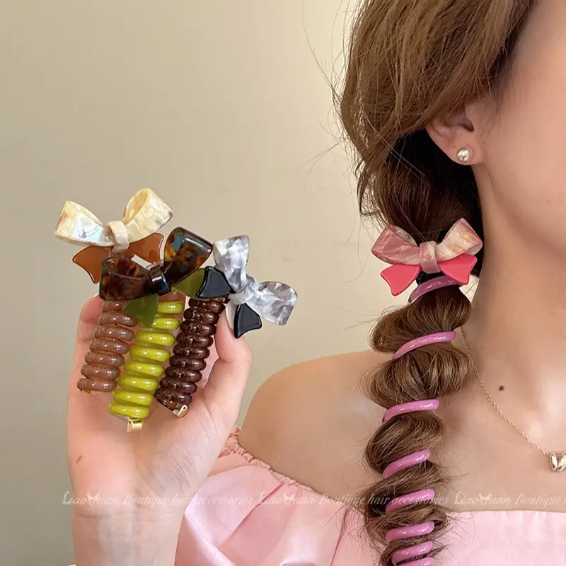 Bow Bubble Hair Braiding Rope for Women - Image 9