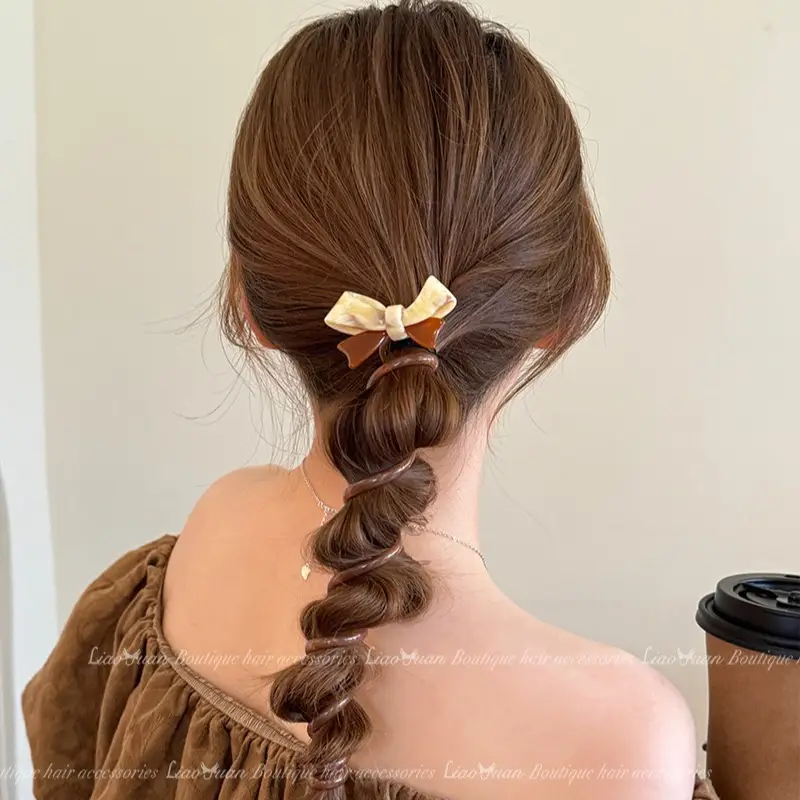 Bow Bubble Hair Braiding Rope for Women - Image 10