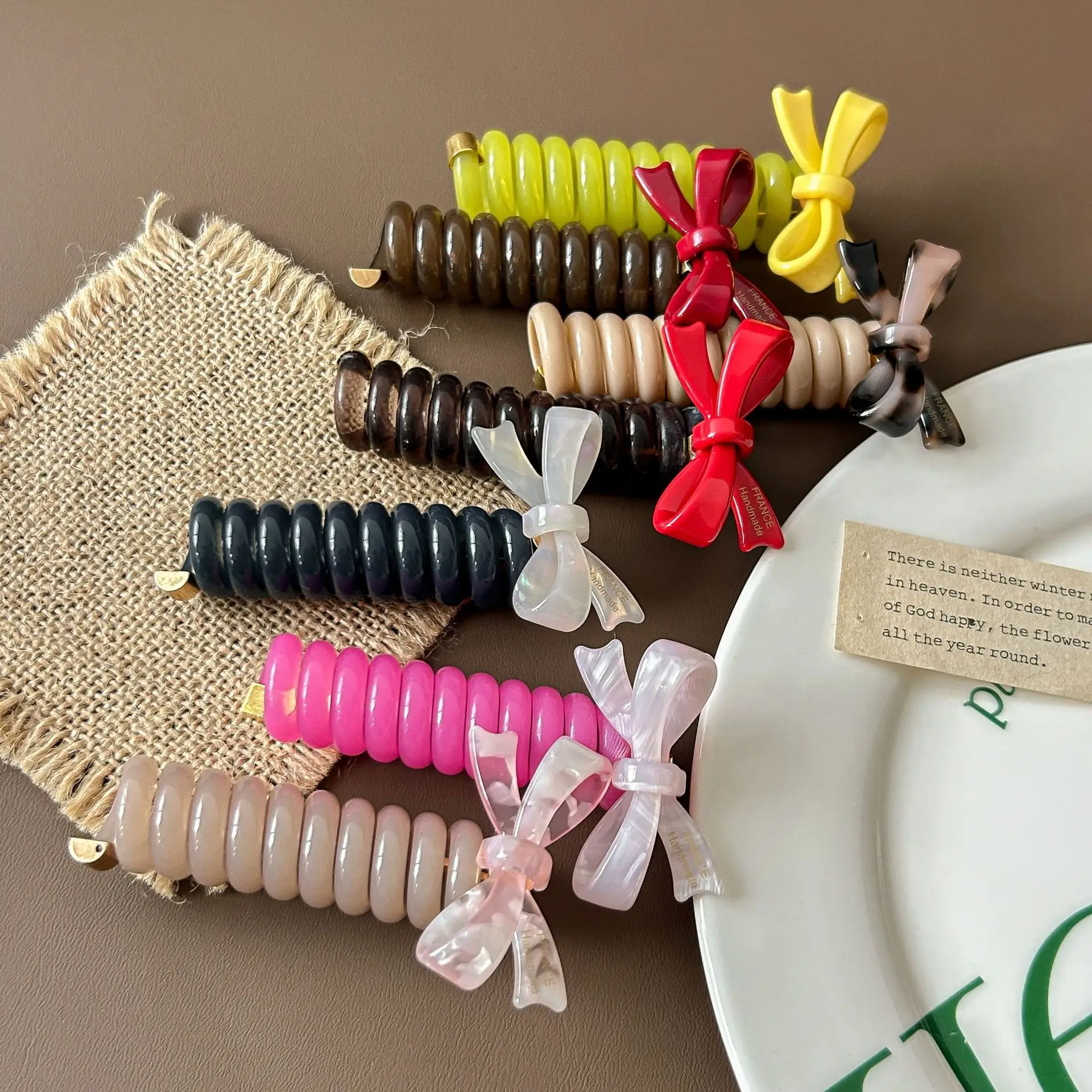 Bow Bubble Hair Braiding Rope for Women — feature 2