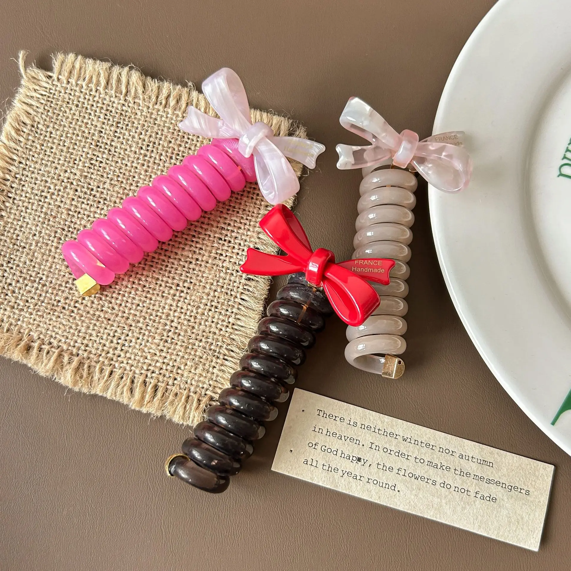 Bow Bubble Hair Braiding Rope for Women — feature 4