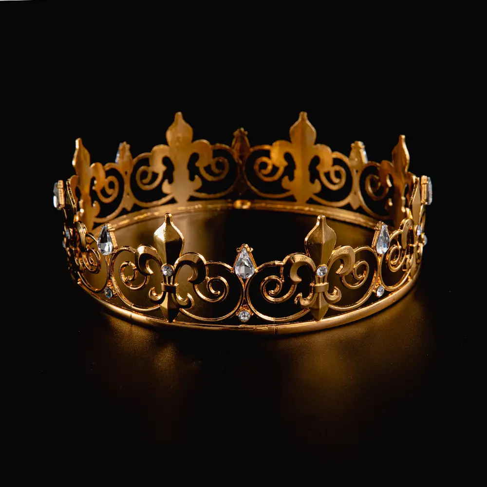 2024 Princess Crown Gold Emerald Wedding Bridal Crown — feature 17