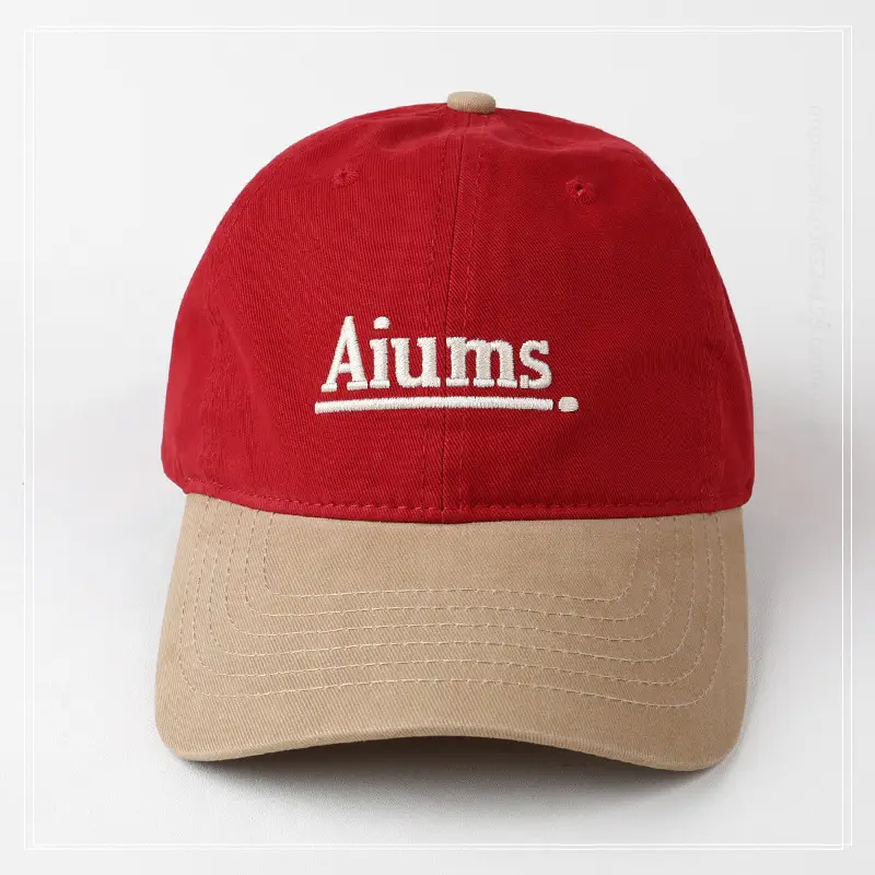 Men Navy Blue "Jiims" Cap with Embroidery — feature 10