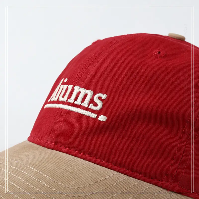 Men Navy Blue "Jiims" Cap with Embroidery — feature 12