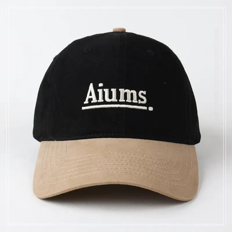 Men Navy Blue "Jiims" Cap with Embroidery — feature 7