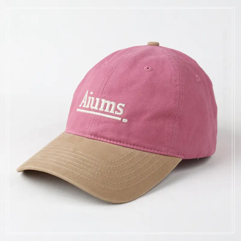 Men Navy Blue "Jiims" Cap with Embroidery - Image 4