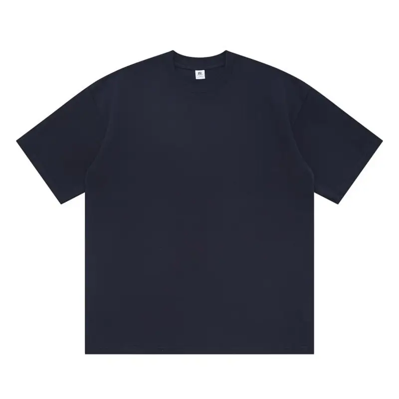 260g Cotton Men's Short Sleeve T-Shirt Grey - Image 2